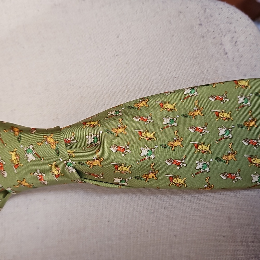 Salvatore Ferragamo Silk Christmas Sports Tie